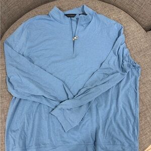 Scott Barber Light Blue Quarter-Zip Pullover